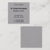 立派な医療プロフェッショナル名刺 スクエア名刺 (正面/裏面)