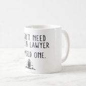 立派な弁護士は要らない コーヒーマグカップ (正面右)