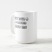 立派な弁護士は要らない コーヒーマグカップ (正面左)