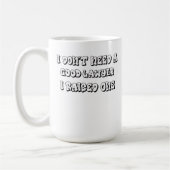 立派な弁護士は要らない コーヒーマグカップ (左)