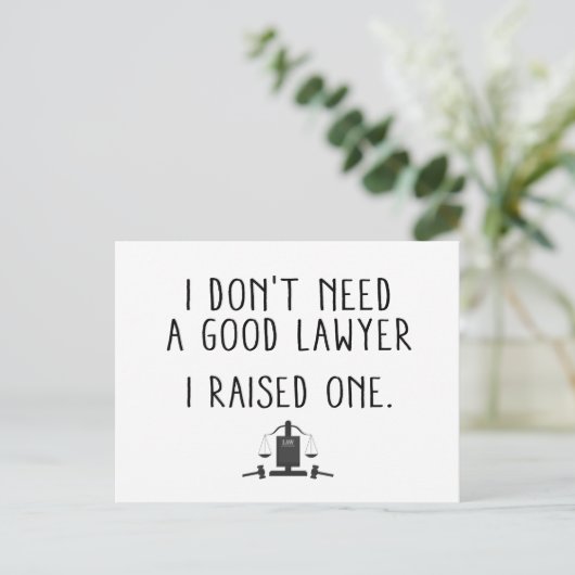 立派な弁護士は要らない ポストカード (スタンド正面)