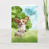 立派な業績おめでとう Cavalier King Charles カード (正面)