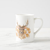 立派な鹿。秋 ボーンチャイナマグカップ (右)