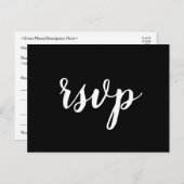 立派な「出欠」ポストカード ポストカード (正面/裏面)