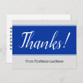 立派エレガントに感謝していな ポストカード (正面/裏面)