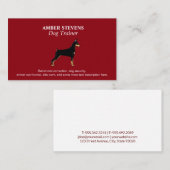 立犬畜業気に務及び訓練 名刺 (正面/裏面)