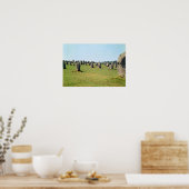 立石、巨石の位置合わせ ポスター (キッチン)