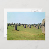 立石、巨石の位置合わせ ポストカード (正面/裏面)