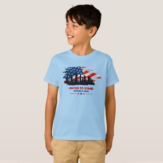 立統一されたつ |お子様 Tシャツ (正面フル)