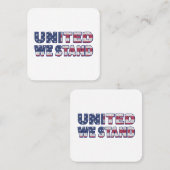 立統一されたつ スクエア名刺 (正面/裏面)