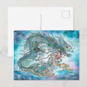 竜と女神 ポストカード (正面/裏面)