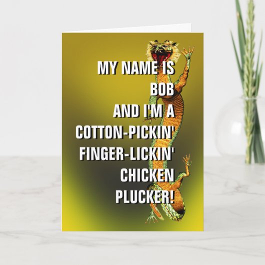 竜の父の日 カード (正面)