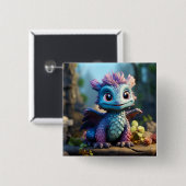 竜の相伝お洒落 缶バッジ (正面&裏面)