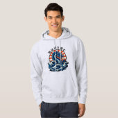 竜は波を求める(龍は波を望む) パーカ (正面フル)