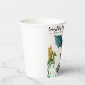 竜は爬虫類のような伝説である 紙コップ (右)