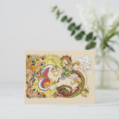 竜中国のと不死鳥 ポストカード (スタンド正面)