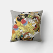 竜中国のと鳳凰 クッション (裏面)