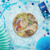 竜中国のと鳳凰 ペーパープレート (パーティー)