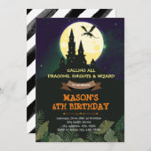 竜城パーティの招待状 招待状 (正面/裏面)