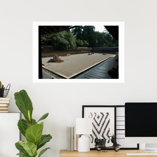 竜安寺 ポスター (ホームオフィス)