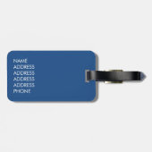 竜巻に打たれたグラフィティ宇宙飛行士 ラゲッジタグ (裏面横)