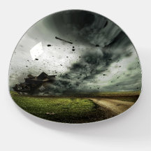 竜巻の嵐を吹き荒らす家