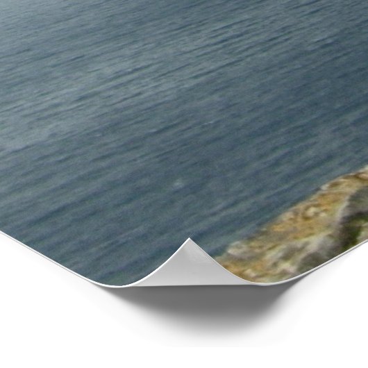 竜巻の水の上に注ぎ口 ポスター (角)