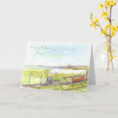 竜巻の父の日のカード カード (黄色い花)