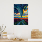 竜巻の路地 – 嵐の力 ポスター (キッチン)