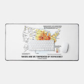 竜巻はどこにいる? デスクマット (キーボード&マウス)