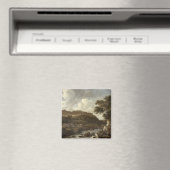 竜巻を持つ山の多い樹木の風景 マグネット (インサイチュ (食洗機))