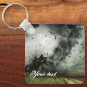 竜巻を破壊するハウスストーム気象学 キーホルダー (正面)