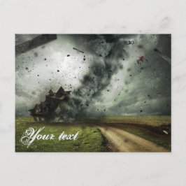 竜巻を破壊するハウスストーム気象学 ポストカード