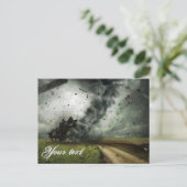 竜巻を破壊するハウスストーム気象学 ポストカード (スタンド正面)