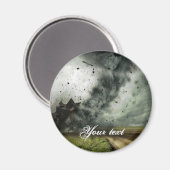 竜巻を破壊するハウスストーム気象学 マグネット (正面/裏面)