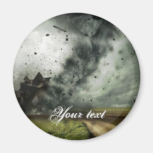 竜巻を破壊するハウスストーム気象学 マグネット (正面)