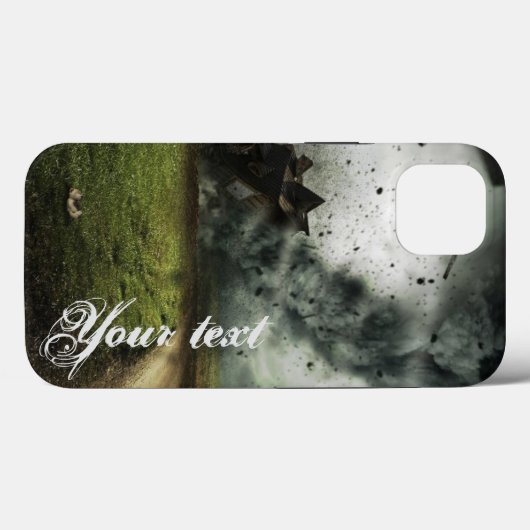 竜巻を破壊するハウスストーム気象学 Case-Mate iPhoneケース (裏面 (横))