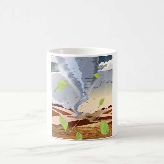 竜巻ツイスター コーヒーマグカップ (中央)