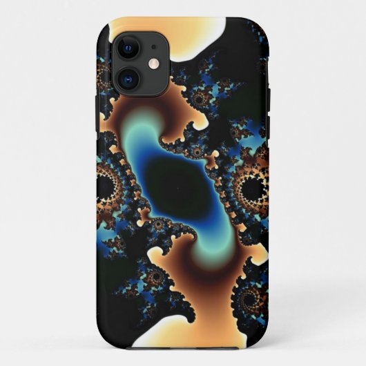 竜巻フラクタルiPhoneケース Case-Mate iPhoneケース (裏面)