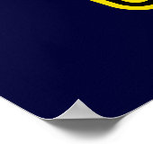 竜巻交差点ポスター ポスター (角)