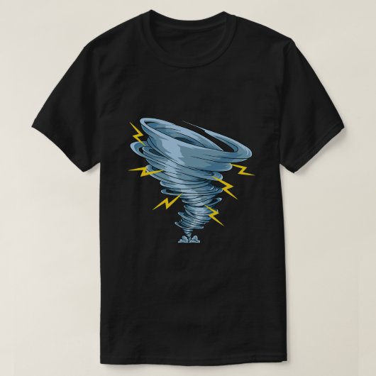 竜巻気象学士気象学 Tシャツ (デザイン正面)
