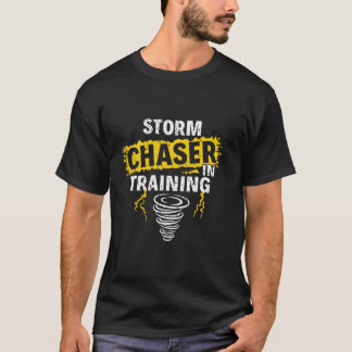 竜巻Lを追う嵐の訓練の嵐 Tシャツ