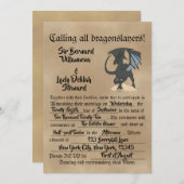 竜殺しの巻 招待状 (正面/裏面)