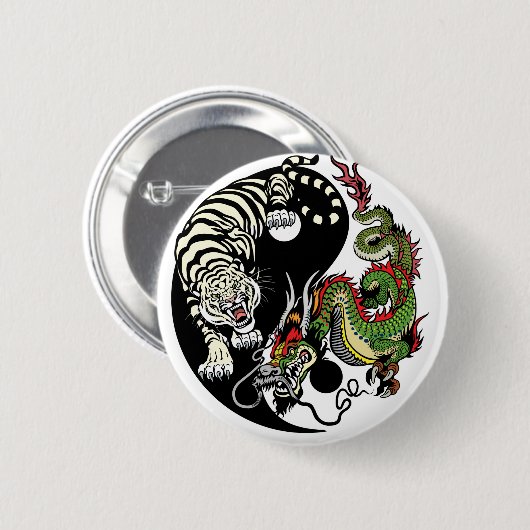 竜虎陰陽 缶バッジ (正面&裏面)