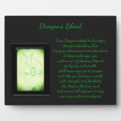 竜血水晶の妖精 フォトプラーク (正面)