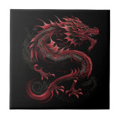 竜頭緑色の タイル (正面)