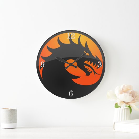 竜 ラージ壁時計 (ホーム)