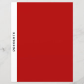 章分割線 |デザート |赤と白 (裏面)