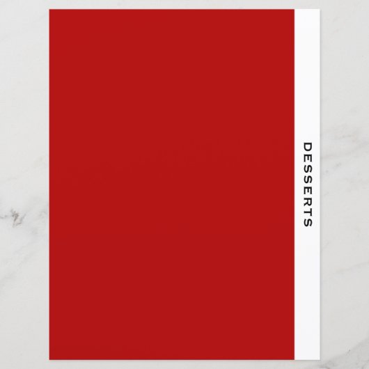 章分割線 |デザート |赤と白 (正面)