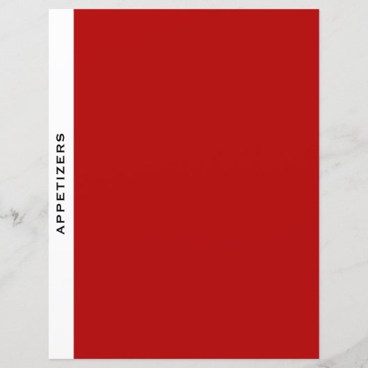 章分割線 |前菜 |赤と白 (裏面)